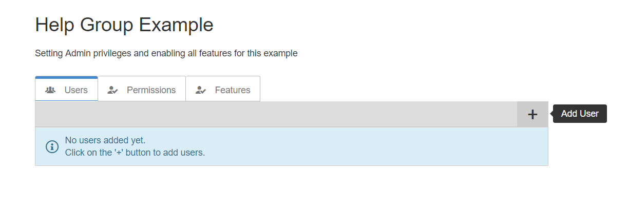 Help group example