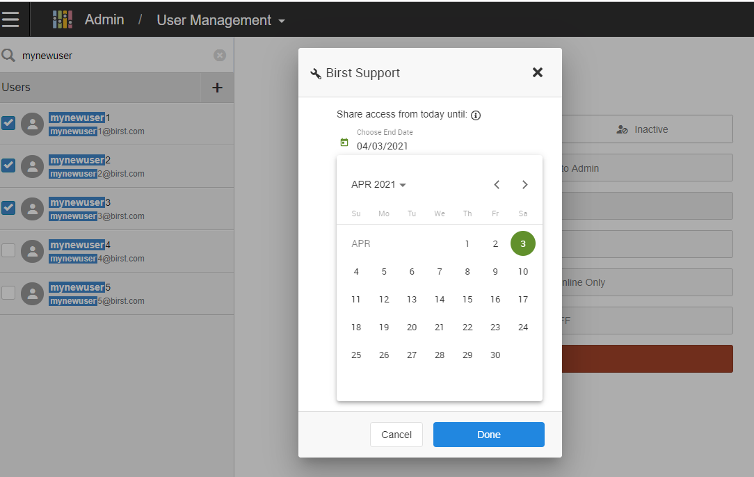 Birst support