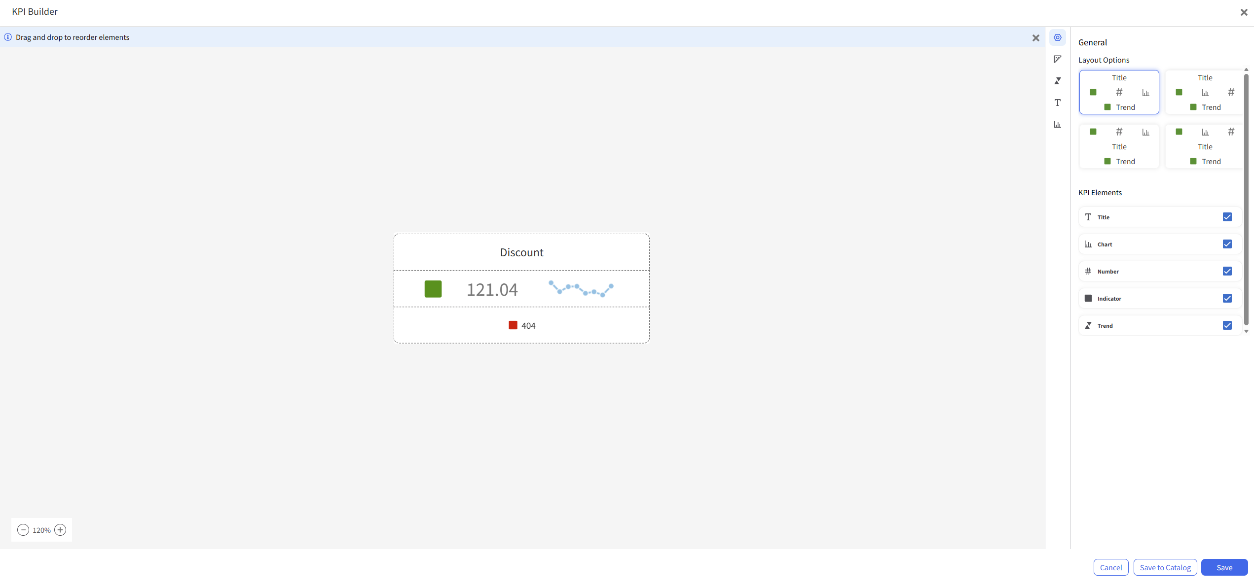 KPI builder