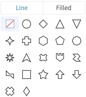 Line shapes
