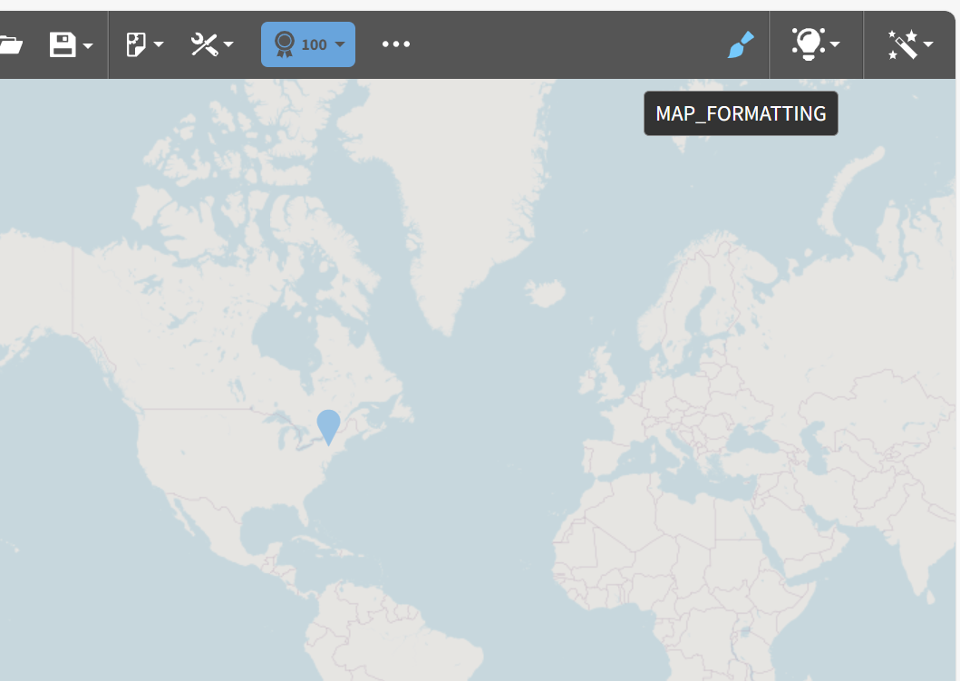 click map formatting