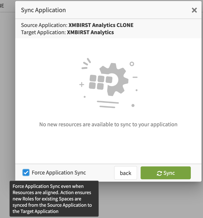 Application Sync