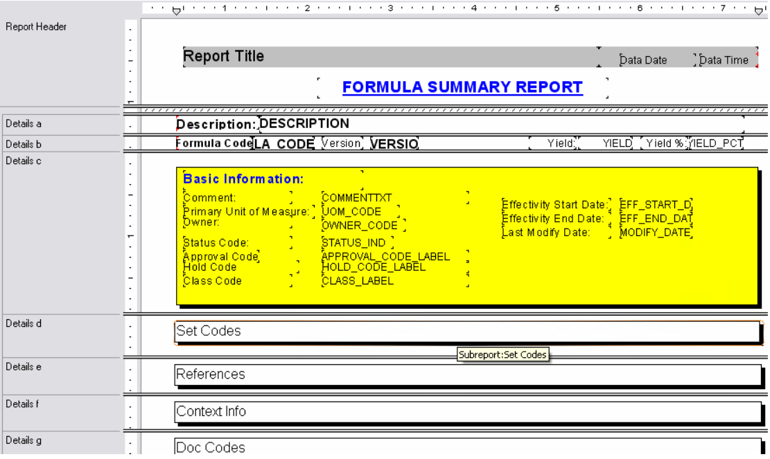 Templates for Crystal Reports