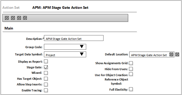 Action Set pg 12 enable tracing