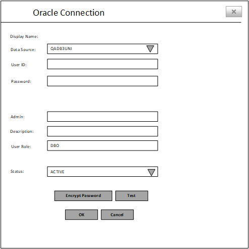 Optiva Oracle Server Connection