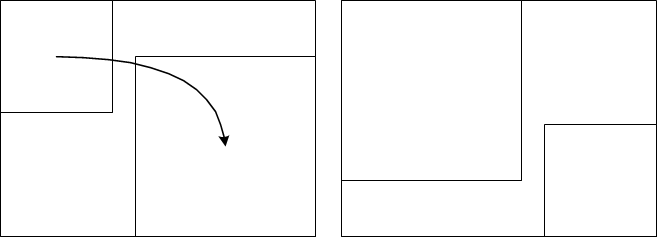 Exemple de permutation de widgets