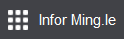 Infor Infor Ming.le application drawer button