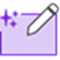 Edit Gen AI Ad-hoc report icon