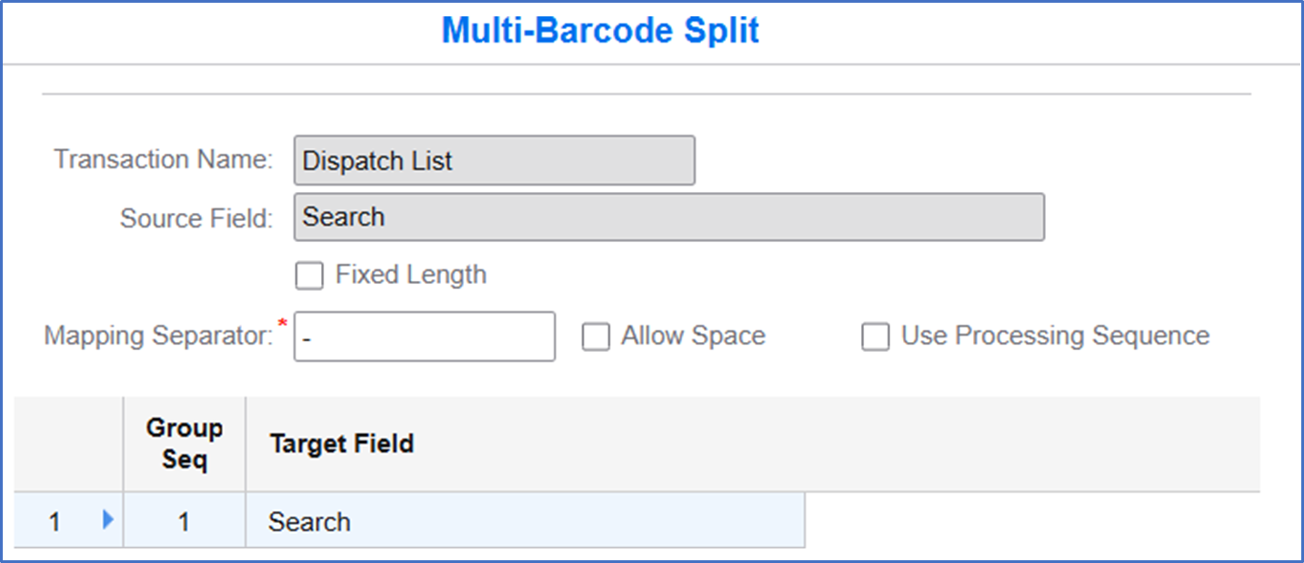 multi barcode split