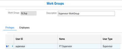 Work Groups