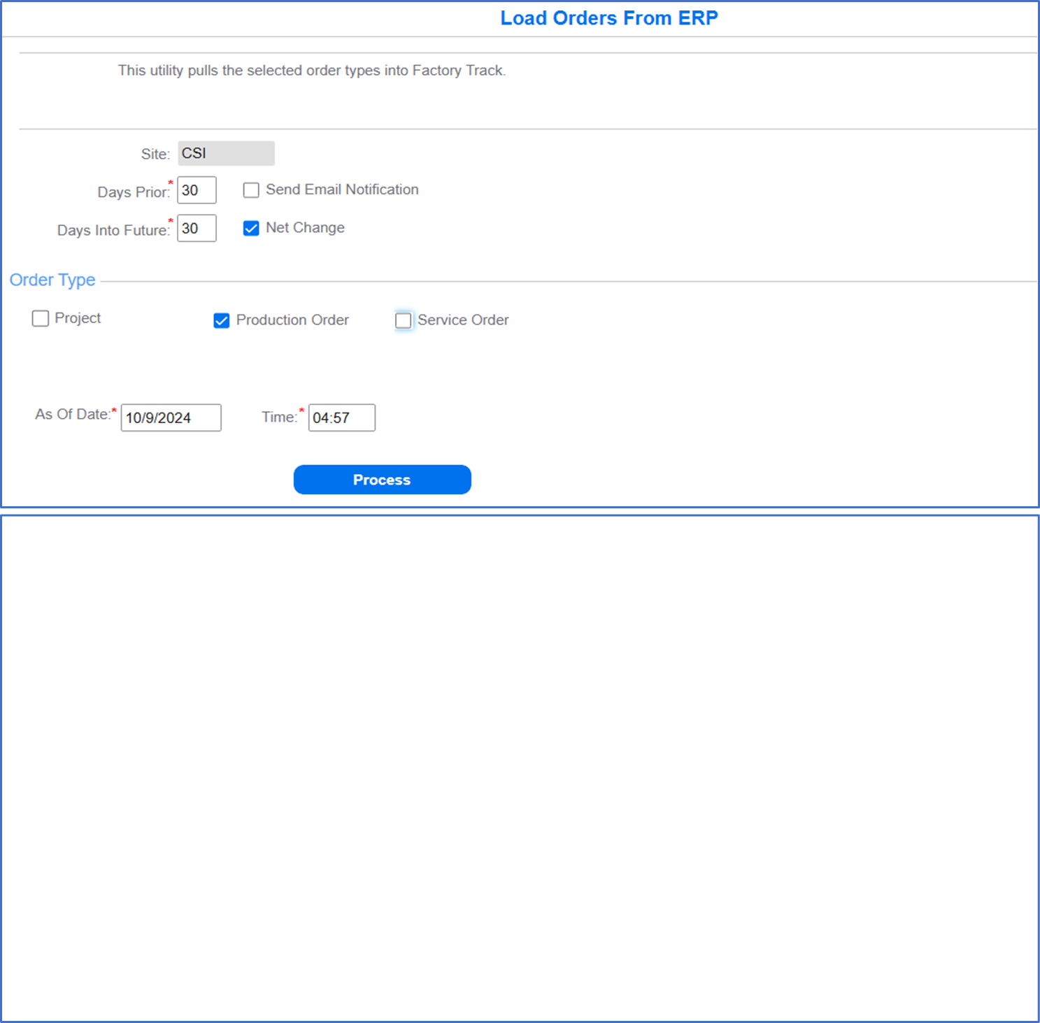 load orders from ERP3