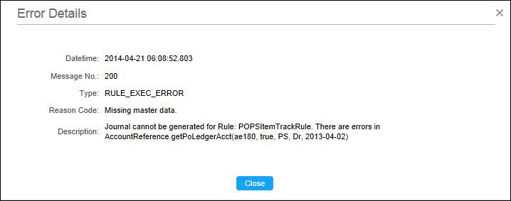 Error Message