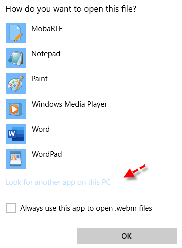 How do you want to open this file?