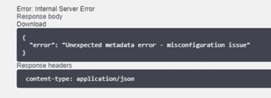 ION API metadata re-indexing required