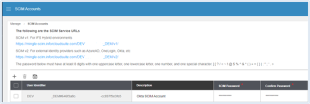 SCIM Accounts