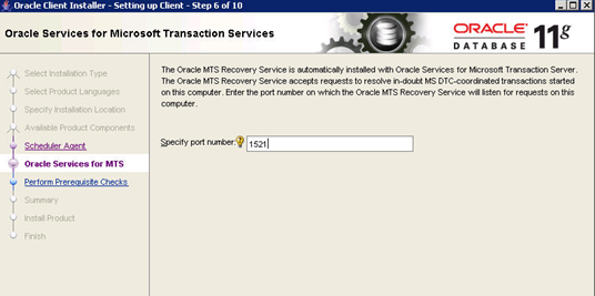 Oracle Services for Microsoft Transaction Services