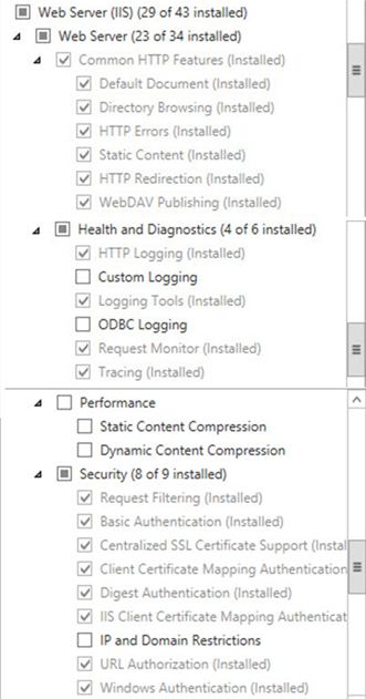 Add Role Services to Web Server IIS