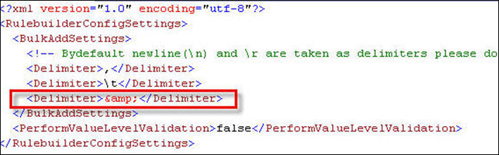 BulkAddSettings in RuleBuilderConfig.xml