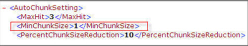 minimumchunksize