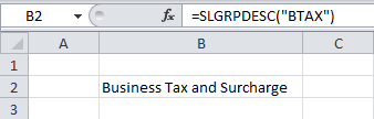 Business tax and surcharge example