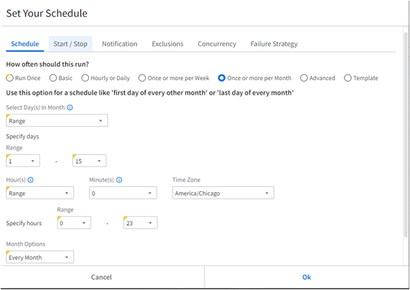 Complex-schedule-month-range