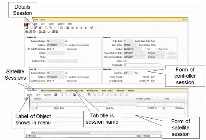 Multi-Main Table Session Structure 