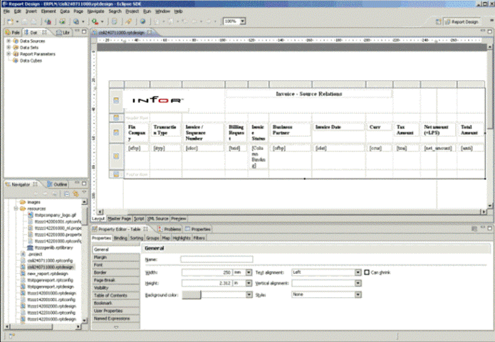 Report Preview in Reporting Studio Report Designer