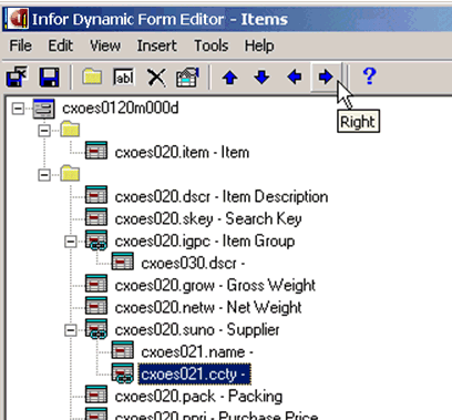 Indent Field