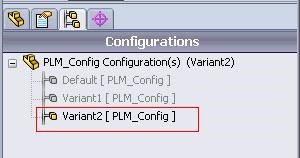 variant2 config selected