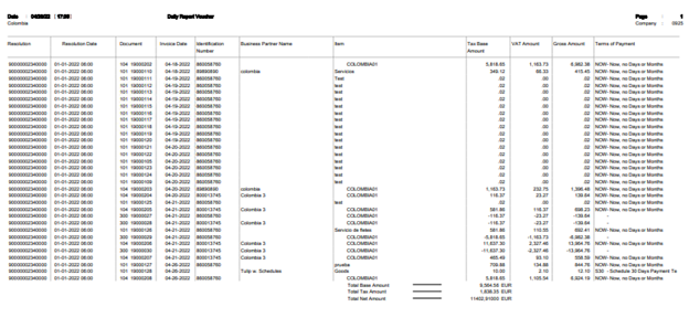 daily report voucher