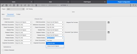 Project Configuration doc checkout