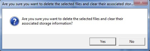 Delete prompt