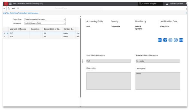 Unit of Measure Code