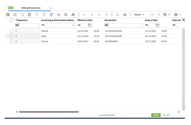 Billing Resolution