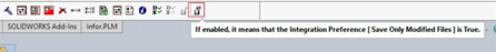 Save only modified files enable