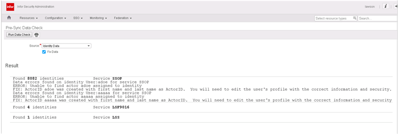Fix message after an Identity that was not attached to an Actor record has been corrected (ISS)