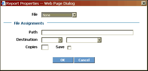 Form clip: Report Properties
