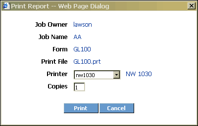 Form clip: Print Report