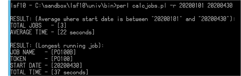 running calcjobs using dates as input