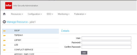 Adding an identity page, SSOP service used as an example