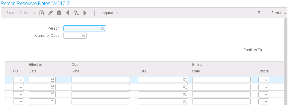 Illustration: Column Phrases--Application Form