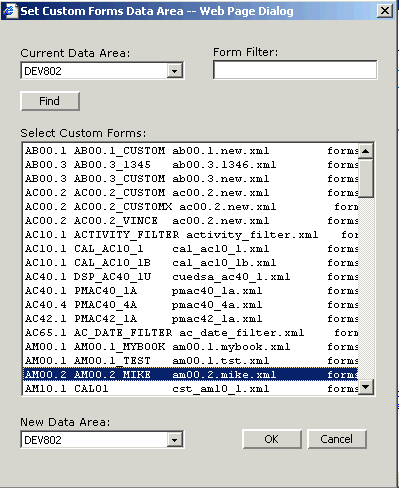 Form clip: Set Custom Forms Data Area