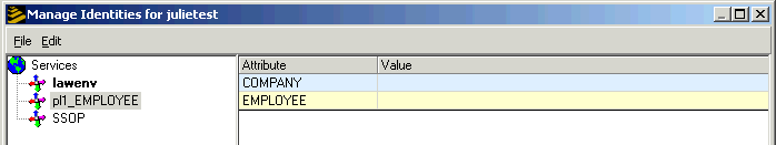 Form clip: Manage Identities dialog box showing adding an identity for the "APPS803_VENDOR" agent