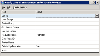 Basic Information screen