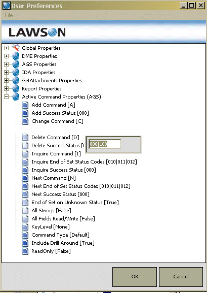 Form clip: Function code command properties