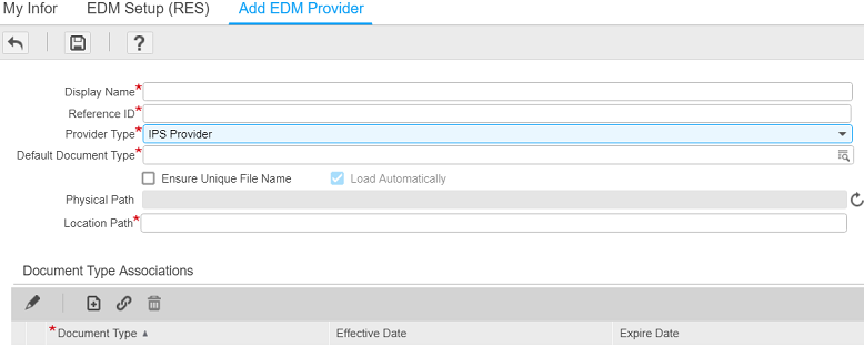 Adding an EDM provider