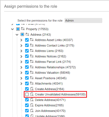 Create Unvalidated Addresses