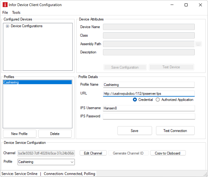 Device Configuration Utility