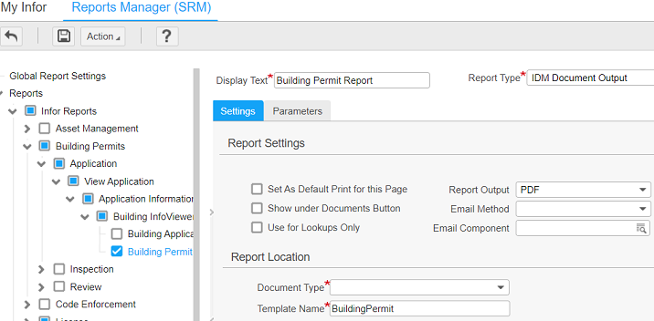 Building Permit report