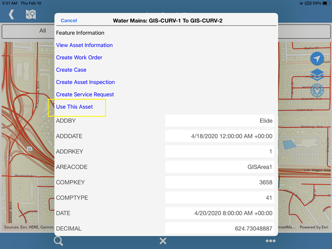 Use This Asset map command